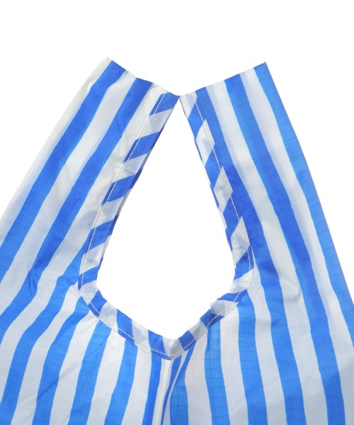 BAGGU（バグー）の「【BAGGU(バグゥ)】BABY25ストライプ（トートバッグ・レディース・ピンク/ブルー・0）」の6枚目の写真