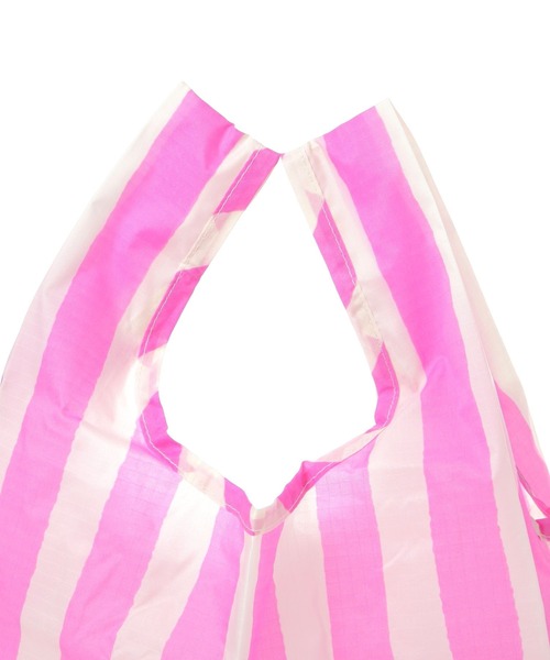 BAGGU（バグー）の「【BAGGU(バグゥ)】BABY25ストライプ（トートバッグ・レディース・ピンク/ブルー・0）」の11枚目の写真