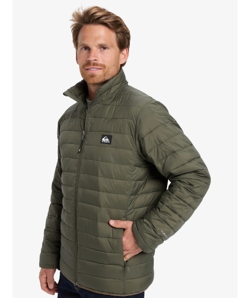 Quiksilver(クイックシルバー)の「SCALY FZ/クイックシルバースタンドカラーライトブルゾン(ブルゾン・メンズ・ブラック/ブラック系その他・MEDIUM/LARGE/X-LARGE/SMALL)」の2枚目の写真