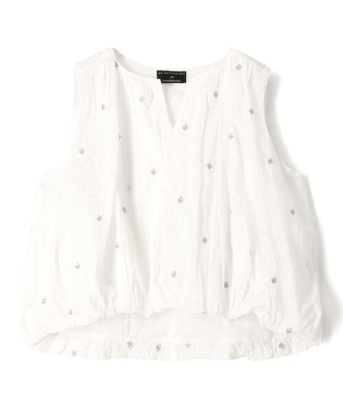 NE QUITTEZ PAS!（ヌキテパ）の「【別注】ne Quittez pas BLACK DOUBLE ORGANZA トップス（シャツ/ブラウス・レディース・ホワイト系その他/ブラック系その他・FREE）」の2枚目の写真