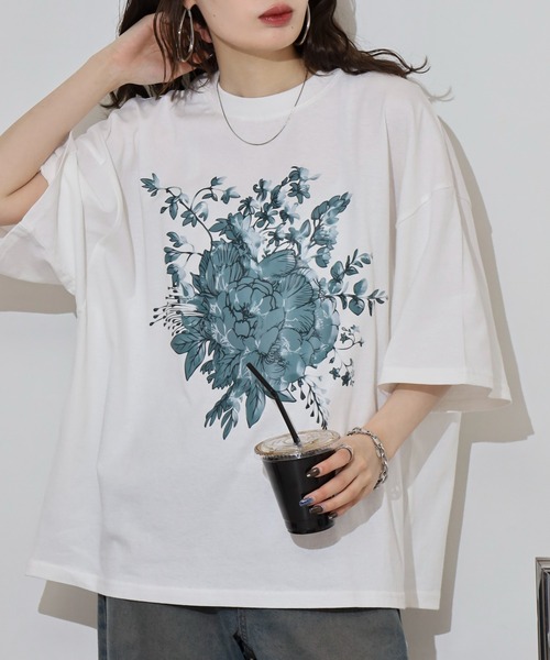 __gram.(スペースグラム)の「刺繍&プリントデザインコットンTシャツ(Tシャツ/カットソー・メンズ・ホワイト系その他3/ブラック系その他4/ブラック系その他6/ホワイト系その他4/ブラック系その他5/ブラック系その他2/ホワイト系その他5/ホワイト系その他6/ホワイト系その他/ブラック系その他/ブラック/ホワイト/ブラック系その他3/ホワイト系その他2/グレー系その他/グレー系その他2・M/L)」の5枚目の写真