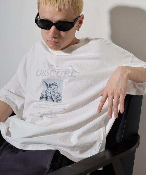 __gram.(スペースグラム)の「刺繍&プリントデザインコットンTシャツ(Tシャツ/カットソー・メンズ・ホワイト系その他3/ブラック系その他4/ブラック系その他6/ホワイト系その他4/ブラック系その他5/ブラック系その他2/ホワイト系その他5/ホワイト系その他6/ホワイト系その他/ブラック系その他/ブラック/ホワイト/ブラック系その他3/ホワイト系その他2/グレー系その他/グレー系その他2・M/L)」の7枚目の写真