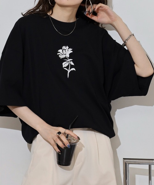 __gram.(スペースグラム)の「刺繍&プリントデザインコットンTシャツ(Tシャツ/カットソー・メンズ・ホワイト系その他3/ブラック系その他4/ブラック系その他6/ホワイト系その他4/ブラック系その他5/ブラック系その他2/ホワイト系その他5/ホワイト系その他6/ホワイト系その他/ブラック系その他/ブラック/ホワイト/ブラック系その他3/ホワイト系その他2/グレー系その他/グレー系その他2・M/L)」の19枚目の写真