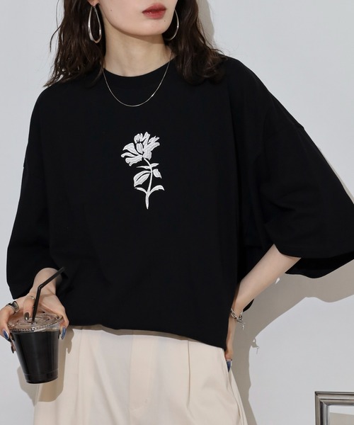 __gram.(スペースグラム)の「刺繍&プリントデザインコットンTシャツ(Tシャツ/カットソー・メンズ・ホワイト系その他3/ブラック系その他4/ブラック系その他6/ホワイト系その他4/ブラック系その他5/ブラック系その他2/ホワイト系その他5/ホワイト系その他6/ホワイト系その他/ブラック系その他/ブラック/ホワイト/ブラック系その他3/ホワイト系その他2/グレー系その他/グレー系その他2・M/L)」の18枚目の写真