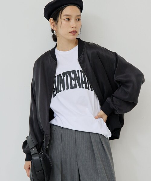 GALLARDAGALANTE（ガリャルダガランテ）　ベスト キュプラサテンブルゾン（ベスト）｜GALLARDAGALANTE（ガリャル