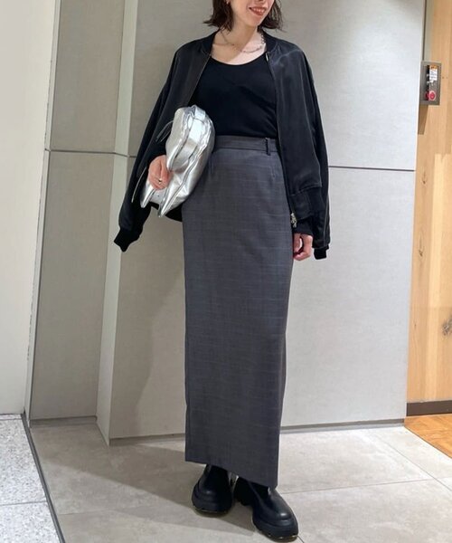 GALLARDAGALANTE（ガリャルダガランテ）　ベスト キュプラサテンブルゾン（ベスト）｜GALLARDAGALANTE（ガリャル