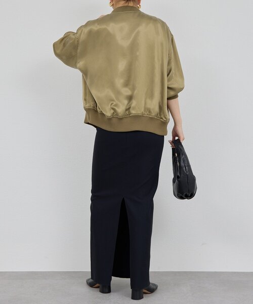 GALLARDAGALANTE（ガリャルダガランテ）　ベスト キュプラサテンブルゾン（ベスト）｜GALLARDAGALANTE（ガリャル