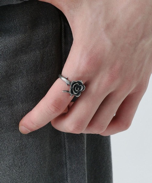 HARE(ハレ)の「【MADE IN JAPAN】GRACE ROSE RING(HARE)(リング・メンズ・シルバー・FREE)」の1枚目の写真