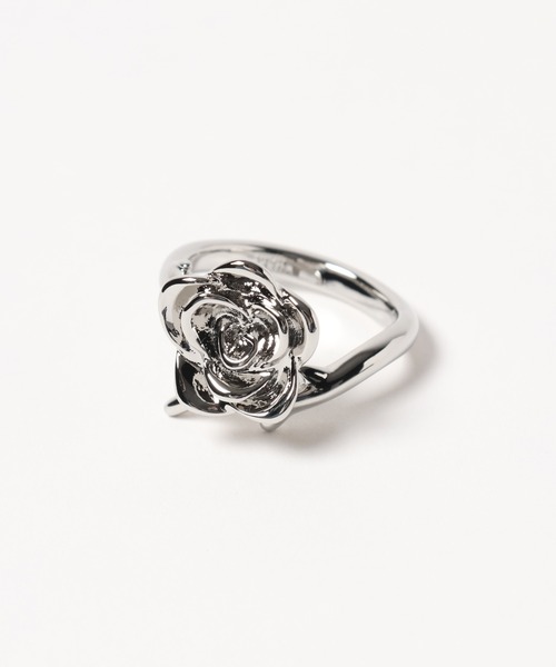 HARE(ハレ)の「【MADE IN JAPAN】GRACE ROSE RING(HARE)(リング・メンズ・シルバー/シルバー系その他/ブラック・FREE)」の13枚目の写真