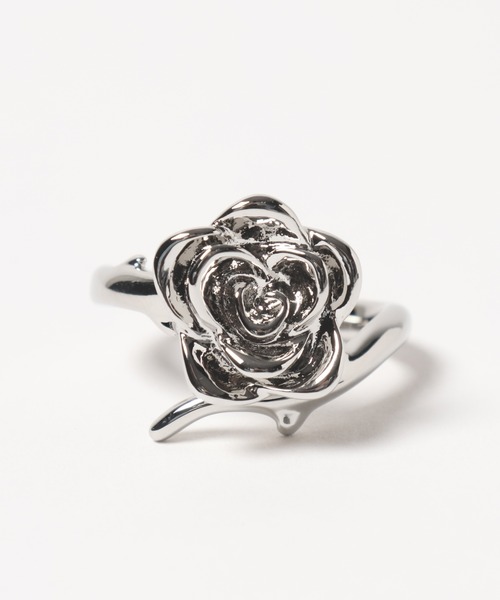 HARE(ハレ)の「【MADE IN JAPAN】GRACE ROSE RING(HARE)(リング・メンズ・シルバー/シルバー系その他/ブラック・FREE)」の21枚目の写真