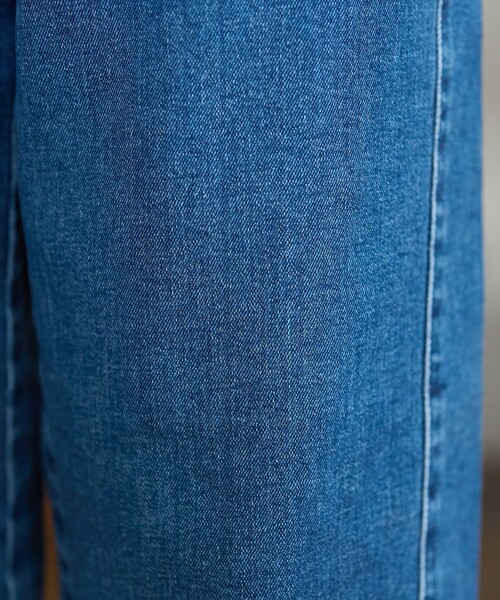 FREAK'S STORE(フリークスストア)の「SOMETHING × FREAK'S STORE/サムシング 別注 BACK SLIT LOOSE STRAIGHT/バックスリットルーズストレート/ストレートデニム(デニムパンツ・レディース・サックスブルー/ネイビー・SMALL/MEDIUM)」の20枚目の写真