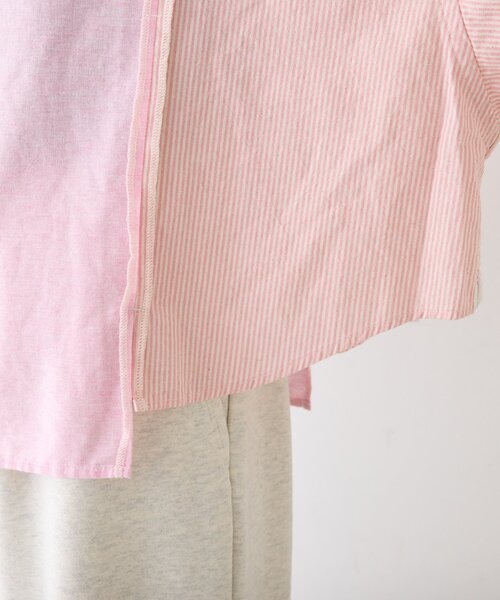 etsinta（エシンタ）の「etsintaリメイクオーバーシャツ（シャツ/ブラウス・レディース・ネイビー/ブラウン/ピンク・ONE SIZE）」の20枚目の写真