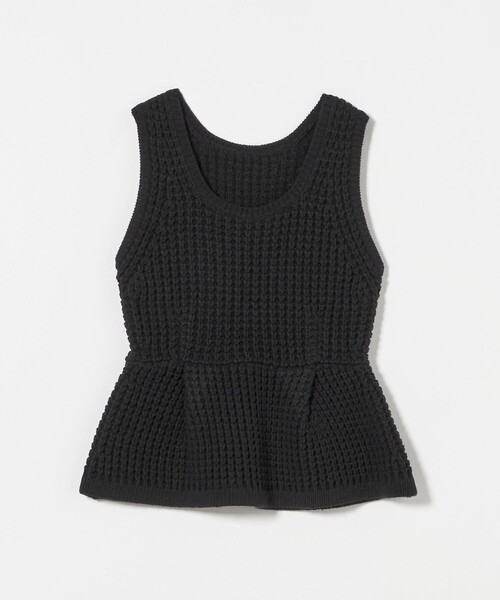 ASTRAET(アストラット)の「<ASTRAET>3G アゼ ノースリーブニット(ニット/セーター・レディース・ブラック/オフホワイト・FREE)」の19枚目の写真