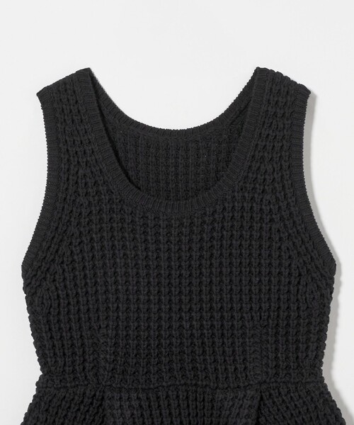 ASTRAET(アストラット)の「<ASTRAET>3G アゼ ノースリーブニット(ニット/セーター・レディース・ブラック/オフホワイト・FREE)」の17枚目の写真