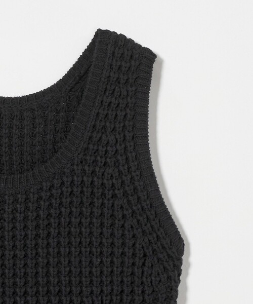 ASTRAET(アストラット)の「<ASTRAET>3G アゼ ノースリーブニット(ニット/セーター・レディース・ブラック/オフホワイト・FREE)」の16枚目の写真