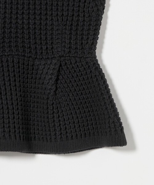 ASTRAET(アストラット)の「<ASTRAET>3G アゼ ノースリーブニット(ニット/セーター・レディース・ブラック/オフホワイト・FREE)」の15枚目の写真