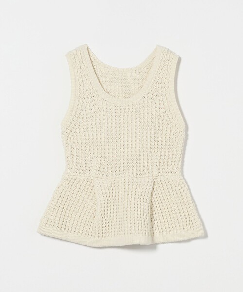 ASTRAET(アストラット)の「<ASTRAET>3G アゼ ノースリーブニット(ニット/セーター・レディース・ブラック/オフホワイト・FREE)」の13枚目の写真