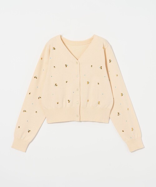 セール】＜EMMEL REFINES＞EM ビジュー 2WAY カーディガン