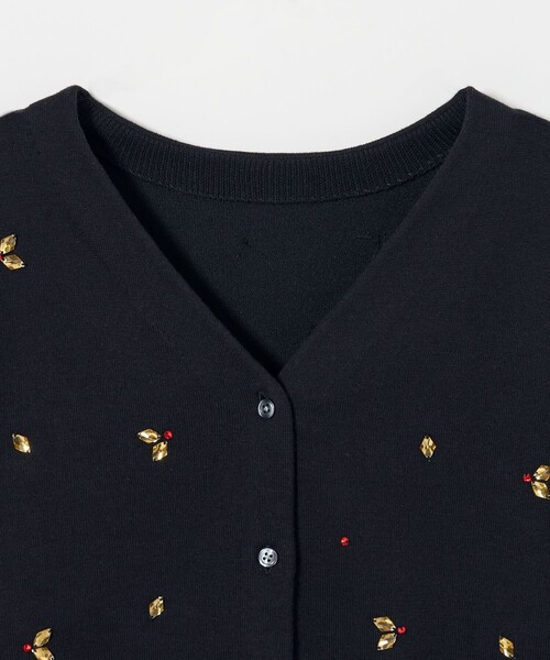 セール】＜EMMEL REFINES＞EM ビジュー 2WAY カーディガン