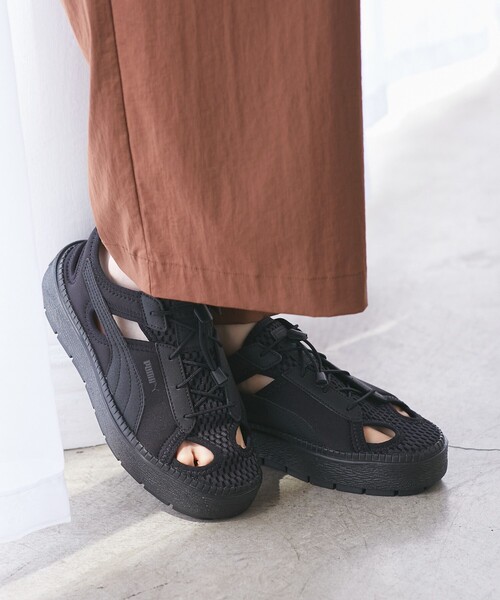 ROPE' PICNIC（ロペピクニック）の「【PUMA/プーマ】プラットフォームトレースライトミュール（スニーカー・レディース・ブラック/キナリ・24.0cm/23.5cm）」の6枚目の写真