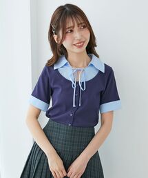 MAJESTIC LEGON | シャツドッキングカットトップス(Tシャツ/カットソー)
