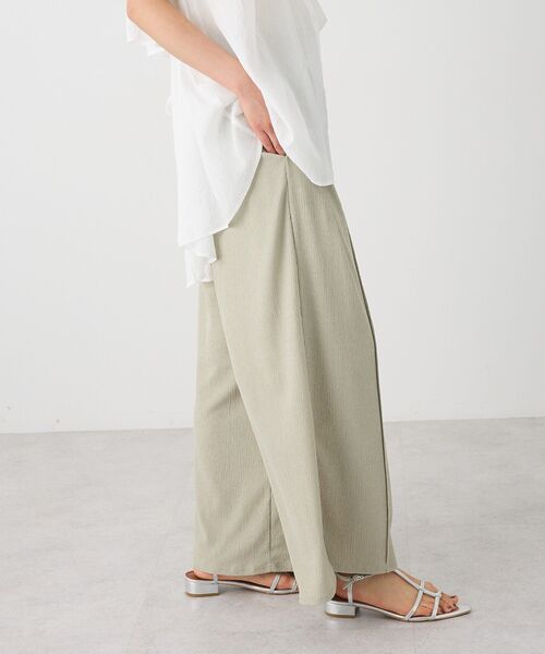 CRAFT STANDARD BOUTIQUE(クラフトスタンダードブティック)の「ワイドイージーパンツ(その他パンツ・レディース・ライトベージュ/ライトグリーン/ブラック・FREE)」の13枚目の写真