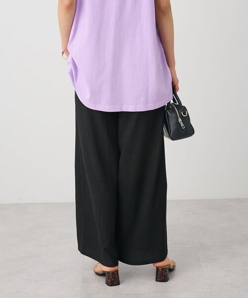 CRAFT STANDARD BOUTIQUE(クラフトスタンダードブティック)の「ワイドイージーパンツ(その他パンツ・レディース・ライトベージュ/ライトグリーン/ブラック・FREE)」の20枚目の写真