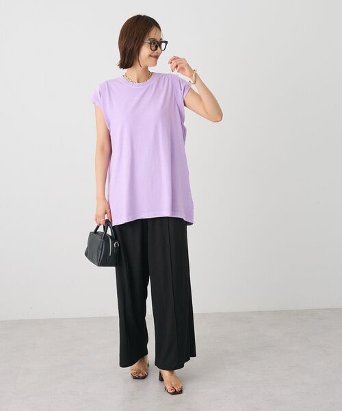 CRAFT STANDARD BOUTIQUE(クラフトスタンダードブティック)の「ワイドイージーパンツ(その他パンツ・レディース・ライトベージュ/ライトグリーン/ブラック・FREE)」の21枚目の写真