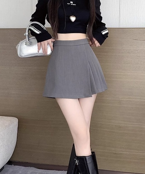 セール】【 女子力UP♪コーデしやすい】プリーツ ミニスカパン