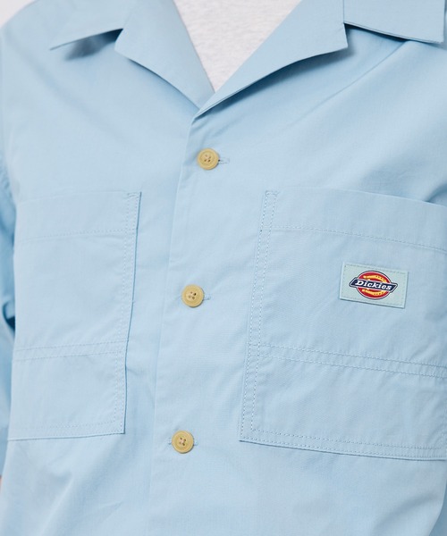 Dickies】コットンダンプクロップドシャツ（シャツ/ブラウス