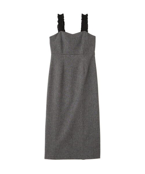 ✨プランテーション✨ワンピース バックオープンキュプラワンピース / Asymmetrical Back Open