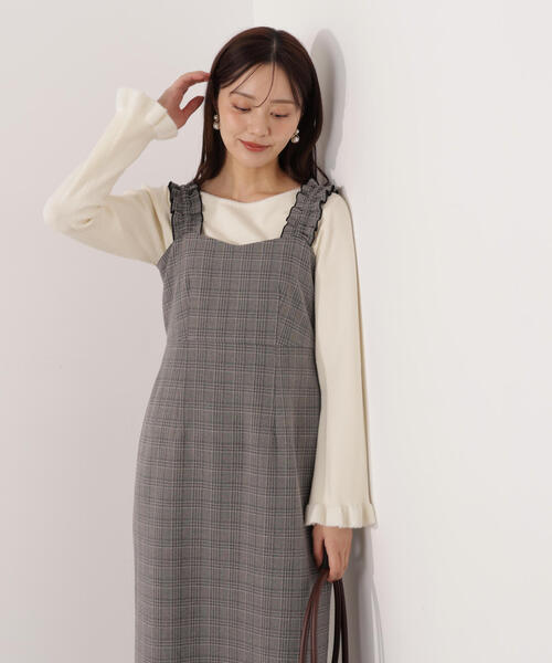 フリルショルダーワンピース / 1215240802（ワンピース）｜PROPORTION