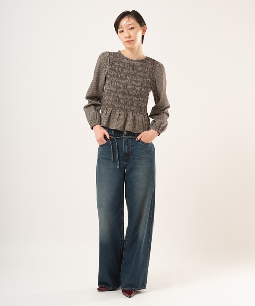 Levi's（リーバイス）の「Levi's/リーバイス FLEUR シャツ（シャツ/ブラウス・レディース・ブラウン・XS/M/S）」の14枚目の写真