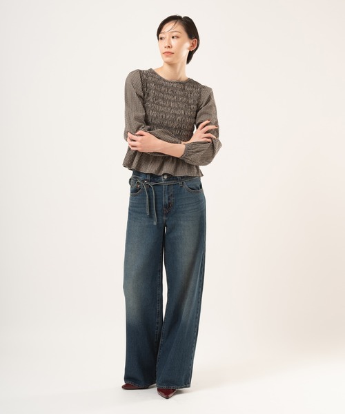 Levi's（リーバイス）の「Levi's/リーバイス FLEUR シャツ（シャツ/ブラウス・レディース・ブラウン・XS/M/S）」の12枚目の写真