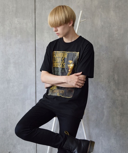 BROTHERHOOD(ブラザーフッド)の「【ROMANTIC DISRUPTION】Velvet Rebellion Tee(Tシャツ/カットソー・メンズ・ブラック・LARGE)」の1枚目の写真
