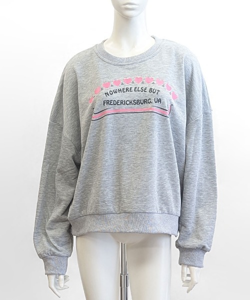 セール】ハートプリントスウェット トレーナー（スウェット）｜Riff