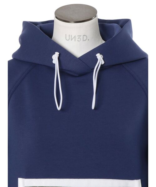 UN3D.（アンスリード）の「KANGAROO POCKET HOODIE / カンガルーポケットフーディー（パーカー・レディース・グレー/ネイビー/ブラック・38/36）」の12枚目の写真