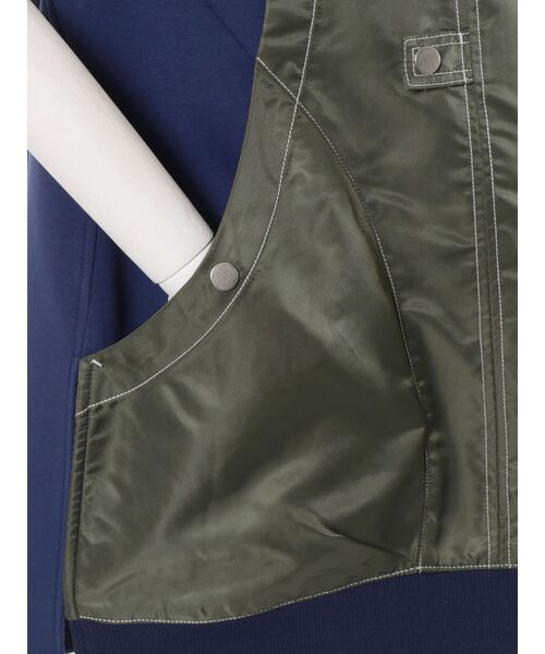 UN3D.（アンスリード）の「KANGAROO POCKET HOODIE / カンガルーポケットフーディー（パーカー・レディース・グレー/ネイビー/ブラック・38/36）」の15枚目の写真