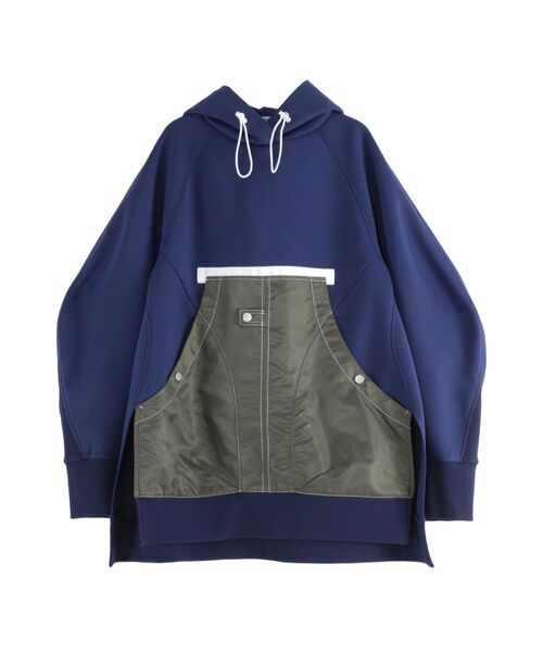 UN3D.（アンスリード）の「KANGAROO POCKET HOODIE / カンガルーポケットフーディー（パーカー・レディース・グレー/ネイビー/ブラック・38/36）」の19枚目の写真