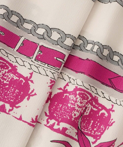 スカーフプリントタック ワンピース（ワンピース）｜ANAYI（アナイ）の