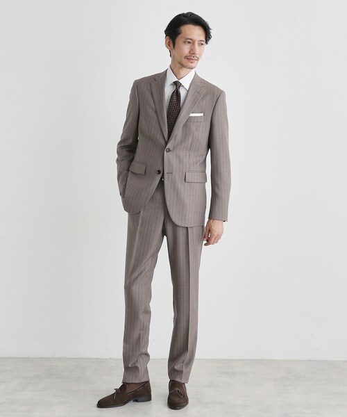 TAKEO KIKUCHI（タケオキクチ）の「ストレッチ ワイドカラー シャツ（ビジネスシャツ・メンズ・ベージュ/ブルー系その他/ホワイト・02/03/04）」の16枚目の写真