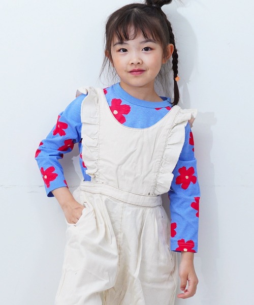 MARKEY'S(マーキーズ)の「ソウガラロンT(Tシャツ/カットソー・キッズ・ブラウン系その他/マルチ/ピンク系その他/オレンジ系その他/杢グレー/ブラック系その他/ホワイト系その他/レッド系その他/ブルー系その他/グリーン系その他・70/80/90/95/100/110/120/130/140/150)」の7枚目の写真