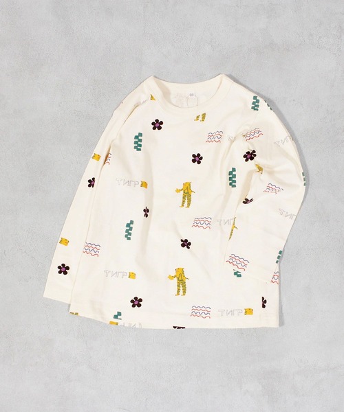 MARKEY'S(マーキーズ)の「ソウガラロンT(Tシャツ/カットソー・キッズ・ブラウン系その他/マルチ/ピンク系その他/オレンジ系その他/杢グレー/ブラック系その他/ホワイト系その他/レッド系その他/ブルー系その他/グリーン系その他・70/80/90/95/100/110/120/130/140/150)」の11枚目の写真