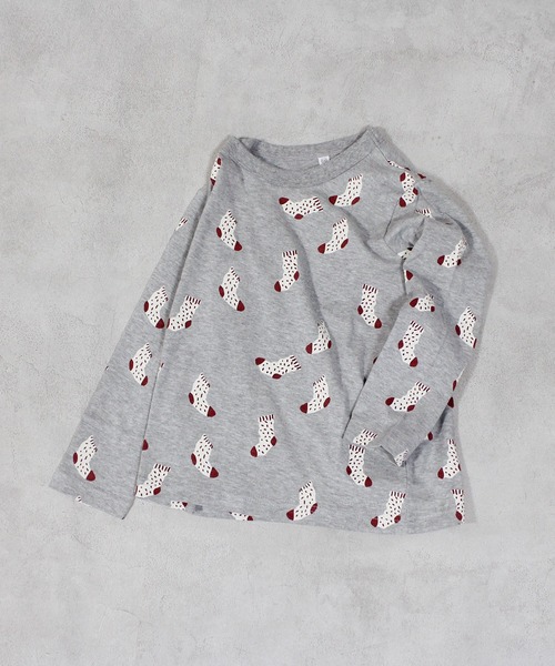 MARKEY'S(マーキーズ)の「ソウガラロンT(Tシャツ/カットソー・キッズ・ブラウン系その他/マルチ/ピンク系その他/オレンジ系その他/杢グレー/ブラック系その他/ホワイト系その他/レッド系その他/ブルー系その他/グリーン系その他・70/80/90/95/100/110/120/130/140/150)」の12枚目の写真