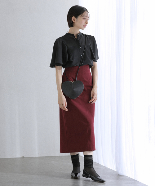 La TOTALITE（ラトータリテ）の「《WEB限定》【洗える】ケープスリーブシャツ（シャツ/ブラウス・レディース・マルチ/ブラック・FREE）」の16枚目の写真