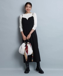 JUSGLITTY（ジャスグリッティー）の「ボートネックリブニット（ニット
