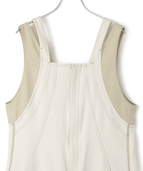 セール】【WEB限定】バイカラーサロペット（サロペット/オーバーオール