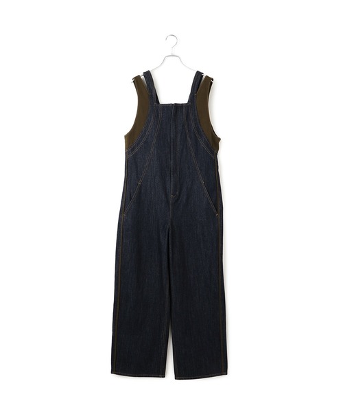 セール】【WEB限定】バイカラーサロペット（サロペット/オーバーオール