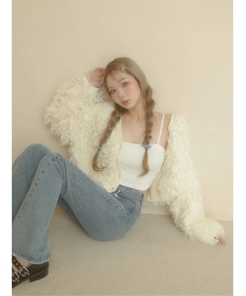 ループニットカーディガン（カーディガン/ボレロ）｜Darich