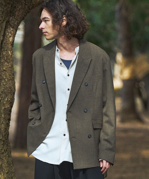 Wool mix tailored jacket / ウールミックステーラードジャケット